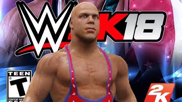 WWE 2K18 Custom Cover Reveal on RAW: Kurt Angle! (WWE 2K17 PC Mods)