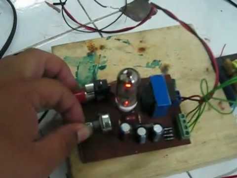 6N15P (6J6) single tube power amplifier 100mW - YouTube
