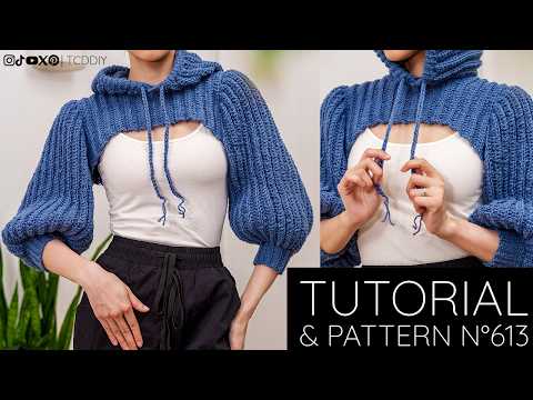 Ultra Cozy Crochet Hoodie Shrug! | Pattern & Tutorial #613 - YouTube
