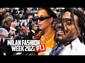 Kim Kardashian, Giuseppe and Armani Family !!! | Milan Fashion Week | Cam Newton VLogs