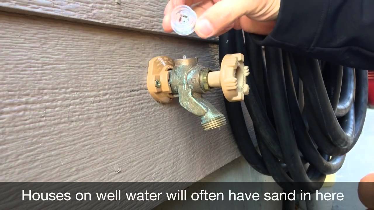 How To Repair An Anti Siphon Garden Faucet YouTube