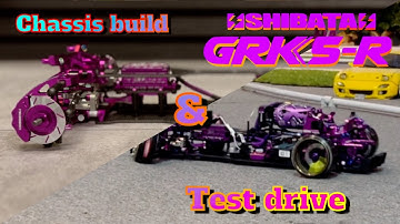 Shibata GRK5-R -- my NEW " Competition RC Drift Chassis " - Chassis build + Test Drive