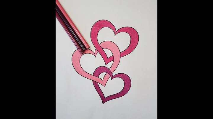 Chain Linked Hearts Coloring Page - Relaxing Music...