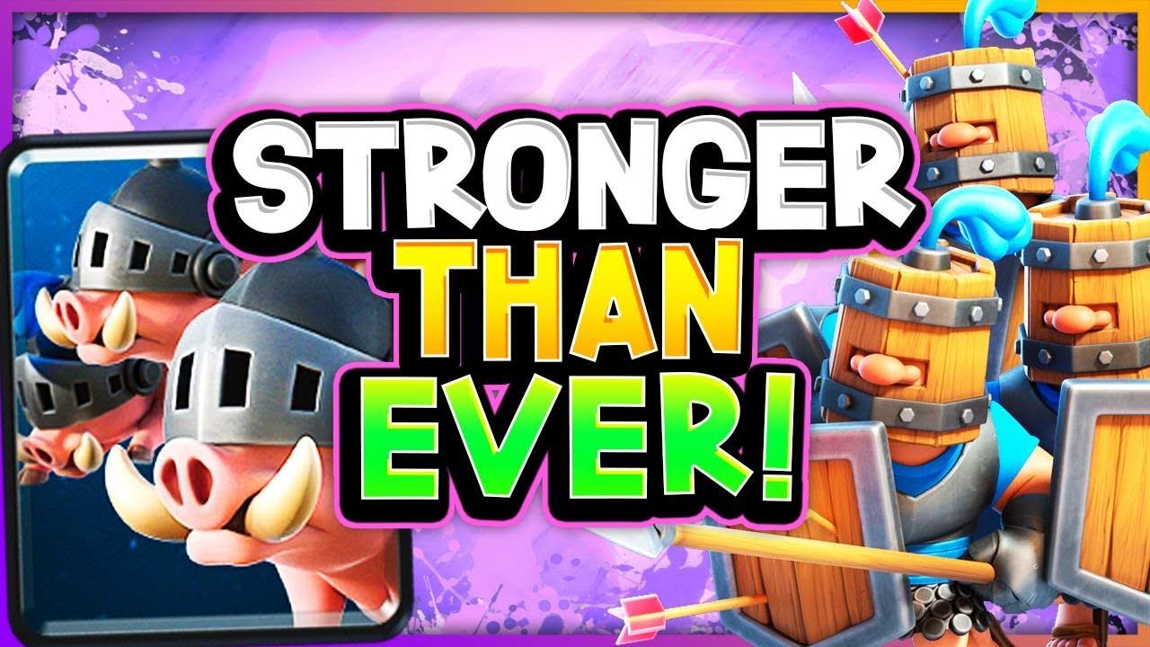 ROYAL HOGS are SO BROKEN NOW! - CLASH ROYALE
