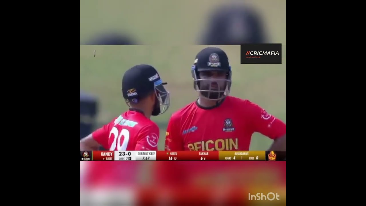 Great innings by Fakhar Azam and Mohammad haris