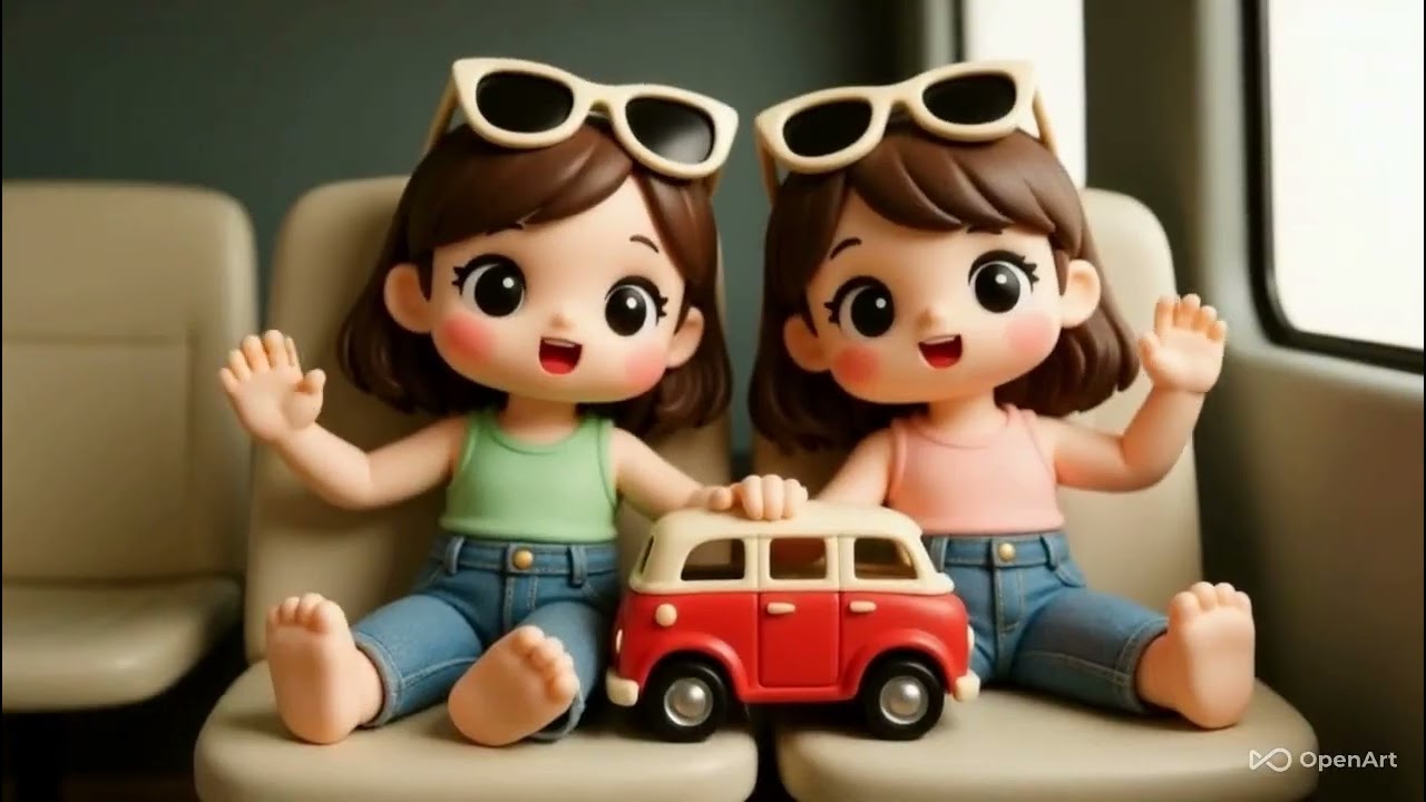 The Wheels on the bus five little monkey jumping on the bed - BiBipop Nursery Rhymes