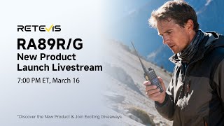 RETEVIS RA89R/G Launch Livestream: Free $19.99 Antenna   $5 Coupon
