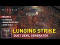 【Lunging Strike】is the BEST DUST DEVIL Generator? OP FUN & TANKY! Pit 100  & Tormented Ubers Viable!