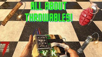 7 Days to Die, How to use Molotovs, Pipe bombs, Timed Charges, Grenades and Dynamite