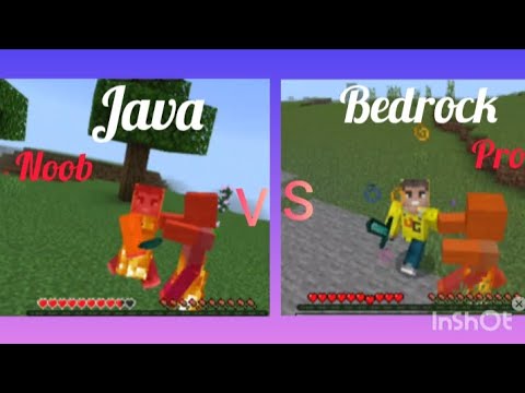 Minecraft bedrock edition vs Java edition - YouTube