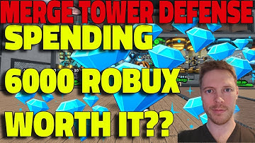 I Spent 54 000 Diamonds (6000 Robux) in Merge Tower Defense - Was It Worth It?