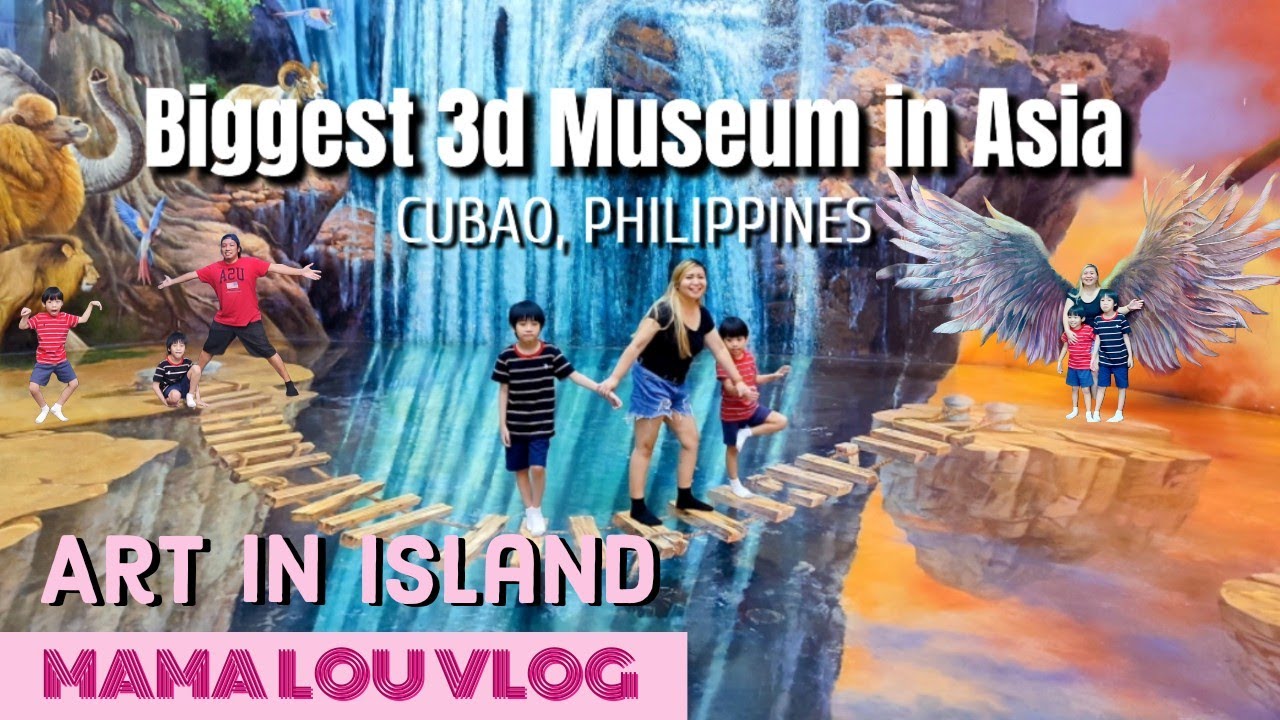 Art In Island 3D Interactive Museum Ft. Black Light Art Show Hiwaga