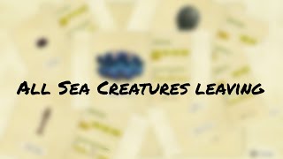 All Sea Creatures Leaving in September: Animal Crossing