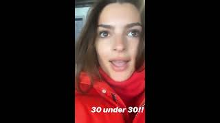 Emily Ratajkowski | Instagram Stories | November 28 - December 09, 2019