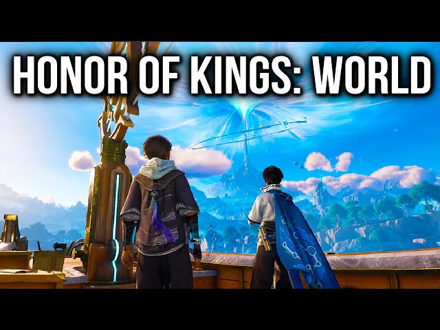 HONOR OF KINGS WORLD New Combat Gameplay  Open World RPG in Unreal Engine  5 4K 2023 