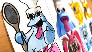 Drawing New Monsters Cartoon Vs Realistic ( JOYVILLE 2 )