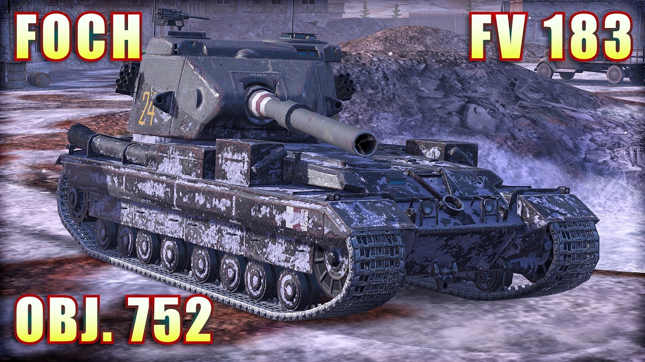 FV215B 183 ● FOCH ● OBJ. 752 | World of Tanks Blitz Replays