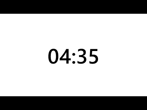 Timer for 4 minutes and 35 seconds