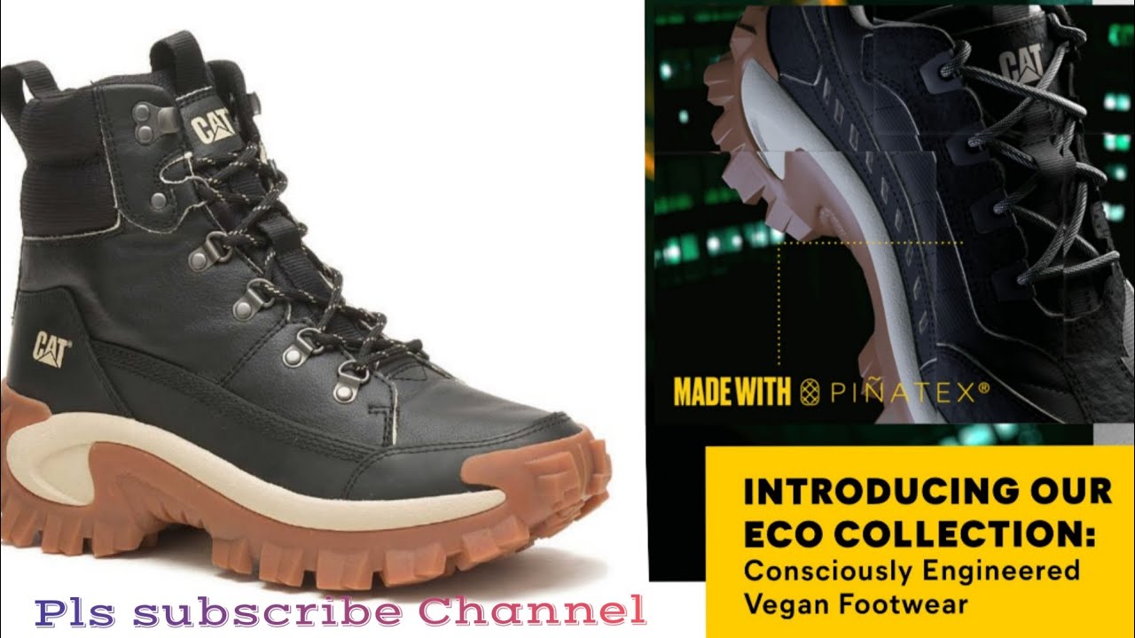 CAT Caterpillar Eco series vegan Shoes Eco Intruder and Eco Impact