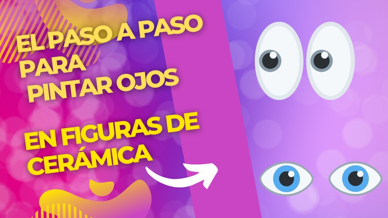 Tips para pintar ojos en figuras de cerámica!