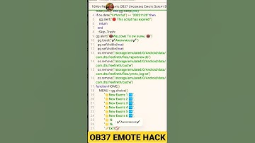 Free Fire Emote Hack 🔥 OB37 New Emote Hack Script File Is Ready || FF/FF Max Emotes Hack 🔥😍