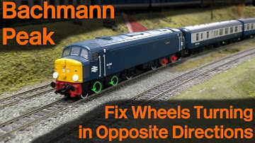 Bachmann Peak: Fix Wheels Turning in Opposite Directions