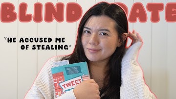 MY FIRST EVER BLIND DATE 🤫😖  .... with a book & spoilers