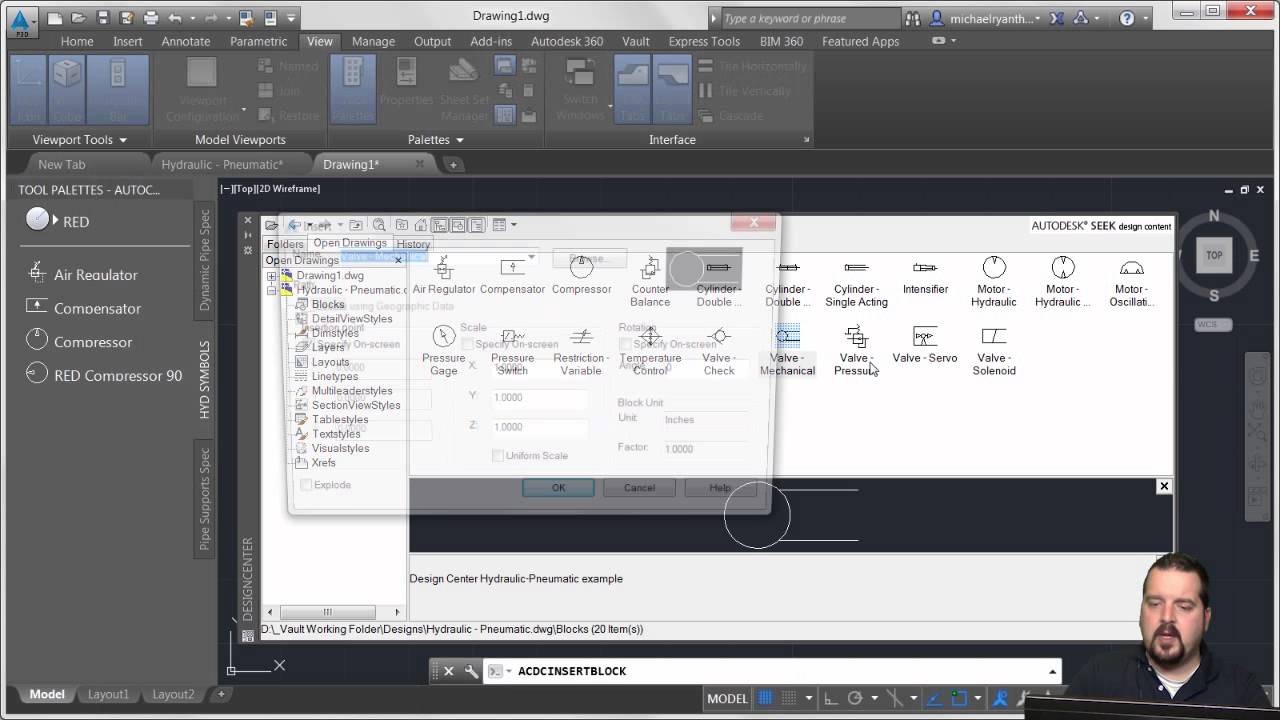 how to get tool palette in autocad