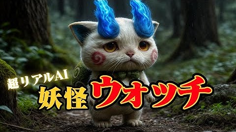 AIで超リアルに妖怪ウォッチの妖怪たちを再現したらやばすぎた！！