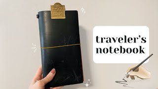 Traveler’s Company Notebook Setup | Blue Regular Notebook (3 inserts / refills)