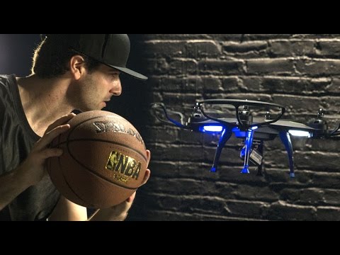 Protocol Galileo Stealth Drone vs. Basketball Player - YouTube