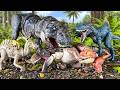 Colossal T-REX vs. CONCAVENATOR vs. PARASAUROLOPHUS 🦖 Jurassic World Rebirth | Dinosaur Final Battle