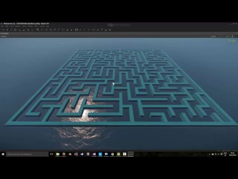 A 3D maze using C# in CRYENGINE V