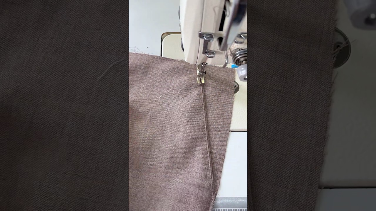 🔥Pant Piping Cross Pocket Stitching Very Easy Method #pantpocket #shorts #sewing