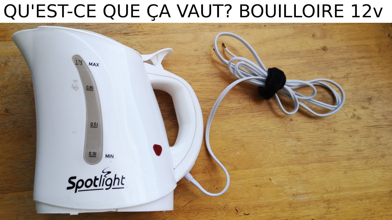 bouilloire pro dunlop PRO ELECTRIQUE 12V CAMPING VOITURE allume