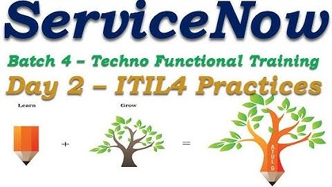 Batch4 :: Day 2 || ITIL Practices || ServiceNow Functional Training || Quebec #Shorts #Short