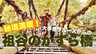 日本三大秘境！祖谷渓観光｜大歩危遊覧船｜ひの字渓谷｜祖谷のかずら橋｜奥祖谷二重かずら橋