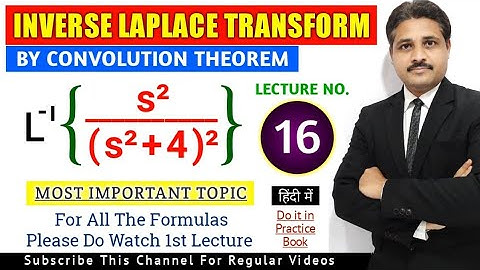 INVERSE LAPLACE TRANSFORM IN HINDI LECTURE 16 STUDY OF SOLVED PROBLEM 14