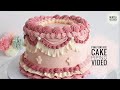 How to make vintage style mini cake tutorialcake decoratingmini cake satisfying piping