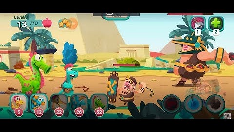 Dino Bash Travel Through Time - Island 4 - Level 2