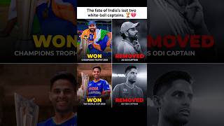 The Fate Of Indias Last Two Whiteball Captains  shortsfeed viral