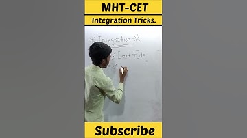 How to find Integration with shortcuts trick | MHT-CET EXAM | #cet #mathematics #shorts