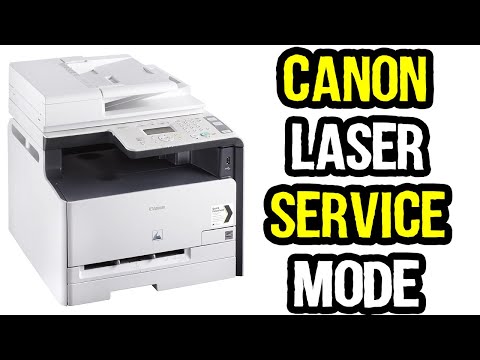 Service Mode Access in Canon MF Printers and Fix Paper Jam