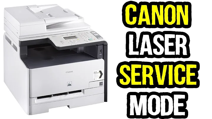 Service Mode Access in Canon MF Printers and Fix Paper Jam