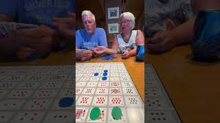 Playing #boardgame at the #cottage with #parents is a challenge #funnyvideo