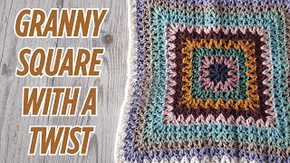 Crochet Granny Square Alternative | Easy V-Stitch Square Tutorial