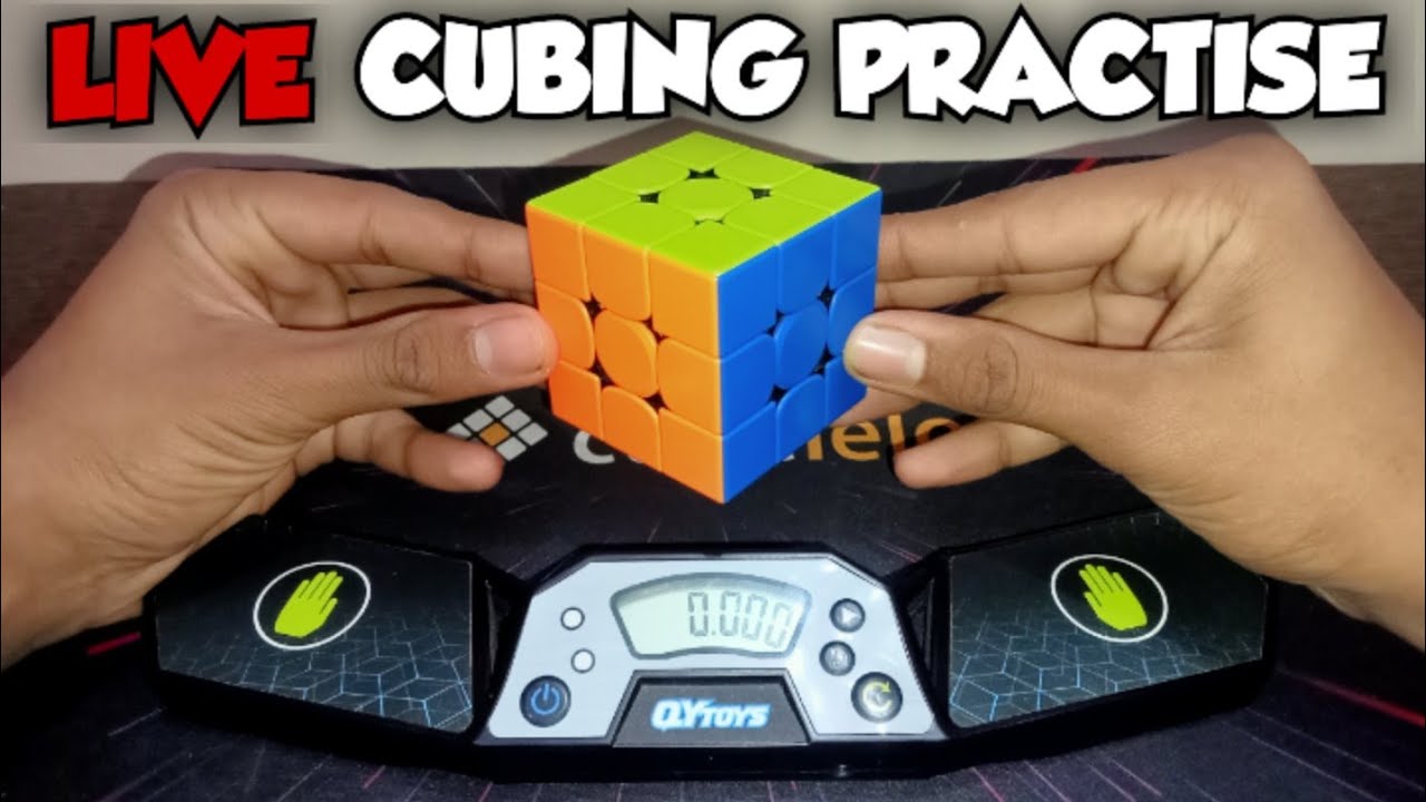 Cubing Practise || LIVE🔥 - YouTube