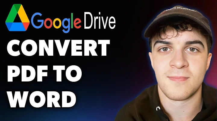 How to Convert Pdf to Word Using Google Drive (Full 2025 Guide)