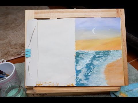 Painting Challenge #4 Seascape Beach