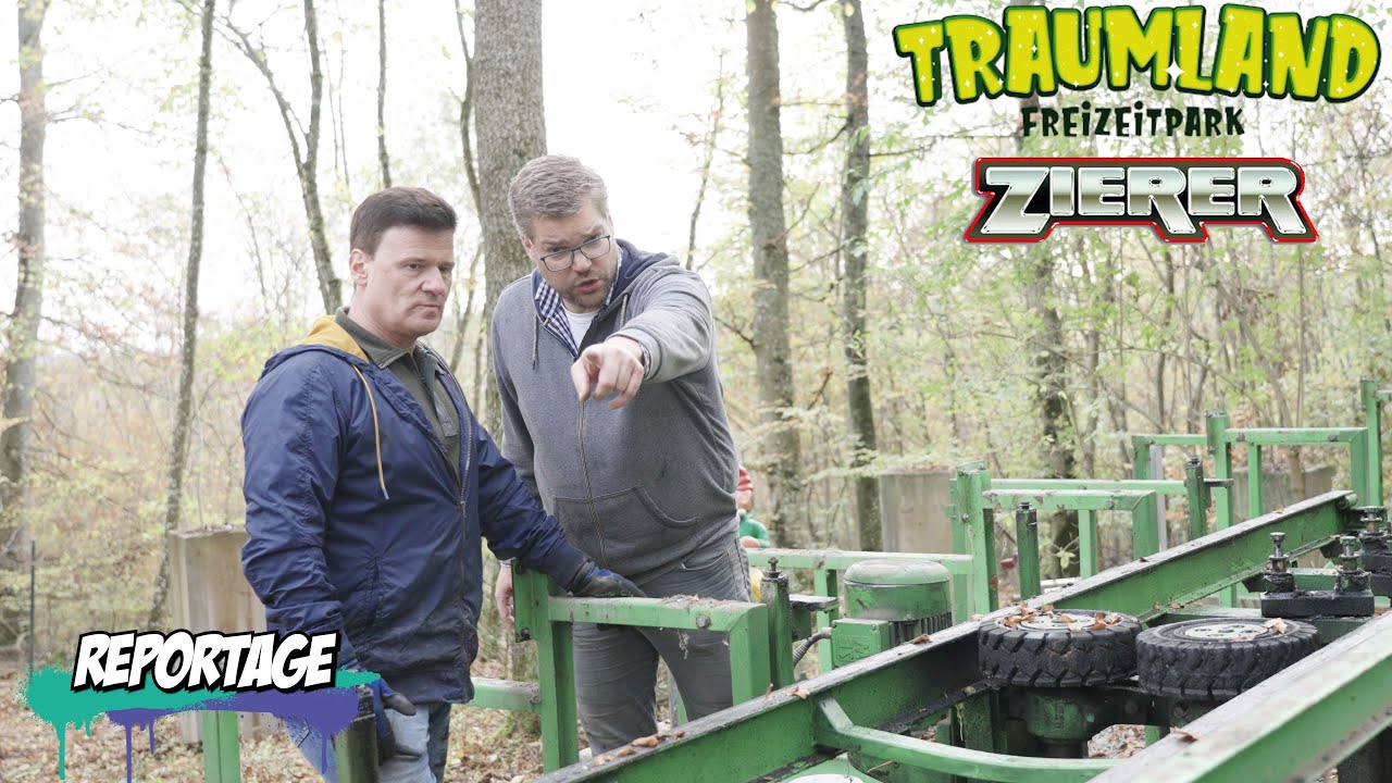 Ein Achterbahn Klassiker wird abgebaut Marienkäfer Achterbahn im